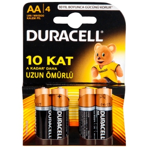 Duracell 4'lü Kalem Pil